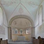 Lügde, kath. Kirche St. Kilian, Innenansicht nach Osten. Foto: LWL/Dülberg.  (vergrößerte Bildansicht wird geöffnet)