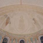 Lügde, kath. Kirche St. Kilian, Apsiskalotte, Wandmalerei. Foto: LWL/Dülberg.  (vergrößerte Bildansicht wird geöffnet)