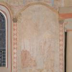 Lügde, kath. Kirche St. Kilian, Apsiswand, Wandmalerei, freigelegte Apostel, Ausschnitt. LWL/Dülberg. (vergrößerte Bildansicht wird geöffnet)