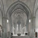 Lippstadt, ev. Marienkirche, Innenansicht nach Osten. Foto: LWL/Dülberg.  (vergrößerte Bildansicht wird geöffnet)