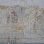 Lippstadt, ev. Marienkirche, Chorvorjoch, Südwand, Wandmalerei, Marientod. Foto: LWL/Dülberg.  (vergrößerte Bildansicht wird geöffnet)