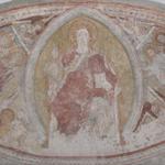 Balve, kath. Kirche St. Blasius, Chorapsis, Wandmalerei, Majestas Domini (Deesis). Foto: LWL/Dülberg. (vergrößerte Bildansicht wird geöffnet)