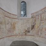 Balve, kath. Kirche St. Blasius, Südapsis, Wandmalerei, Legende des hl. Nikolaus. Foto: LWL/Dülberg. (vergrößerte Bildansicht wird geöffnet)